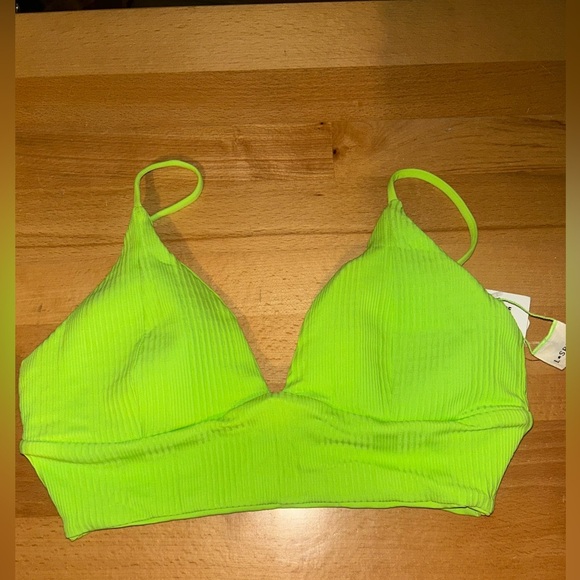 L*Space Bikini Top Winnie Cucumber Size L - Picture 3 of 6